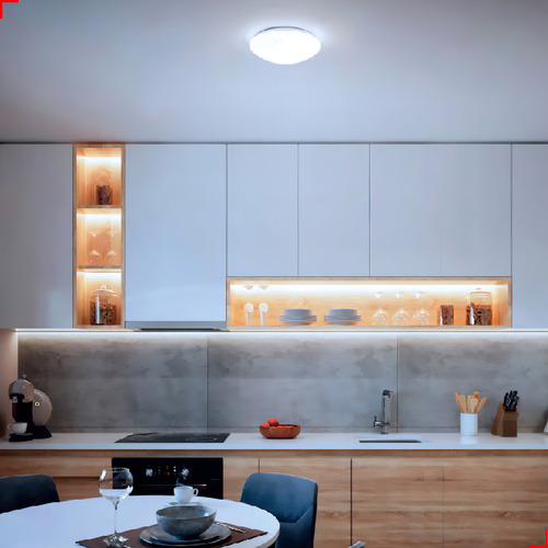 Lampada Led Plafon Iara 16w 1440lm 6500k Bivolt Avant Estrutura Branco 110V/220V (Bivolt)