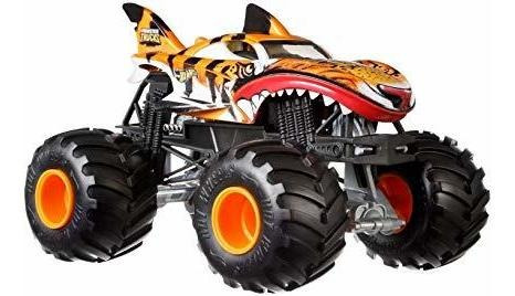 Hot Wheels Monster Trucks Tiburón Wreak Tiger Shark Vehículo