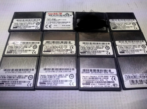 Lote De 11 Memorias Hewlett Packard 32mb