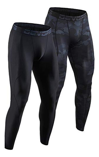 Devopa 2 Pantalones De Compresión Masculinos Leggings Z65hz