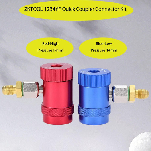 Adaptadores De Alta Y Baja Para Aires Automotriz R1234yf