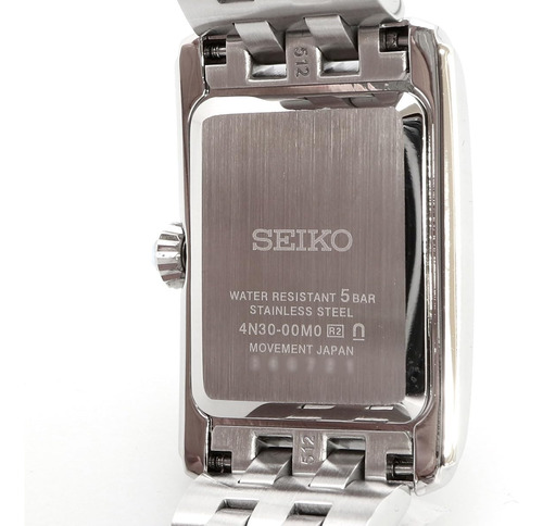 Reloj De Pulsera Para Mujer Seiko Swr085, Esfera Rectangular