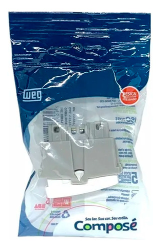 Interruptor Simples 10a 250v Composé Branco - Weg