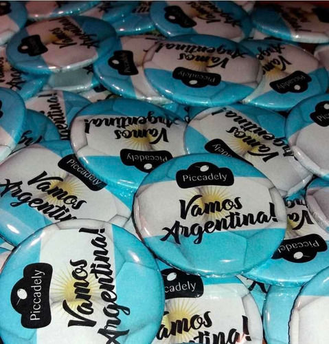 Pin Prendedor Personalizado 38 Mm X 100 Unidades