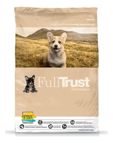 Imagen 1 de 1 de Alimento Full Trust Super Premium Razas Pequeñas para perro cachorro de raza  pequeña sabor mix en bolsa de 8kg