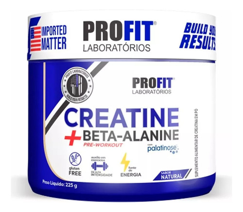 Creatina + Beta Alanina + Palatinose Profit 225g S/d