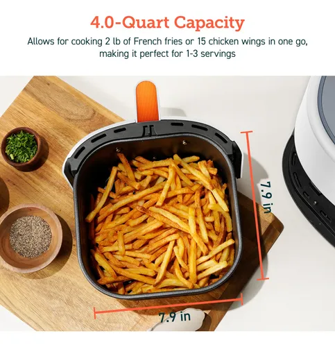 Air Fryer Cosori Lite, 4 Cuartos De Galón, 1500 W, 1 A 3 Per