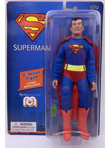 Action Figure Superman Oficial Series Heroes Retrô - Mego