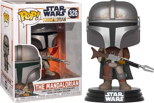 Funko Pop! Star Wars - The Mandalorian With Weapon #326