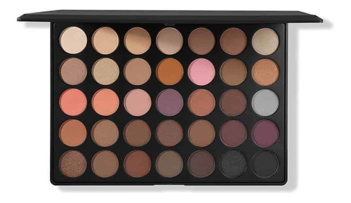 Paleta de sombras de olhos Morphe 35w 35 cores quentes