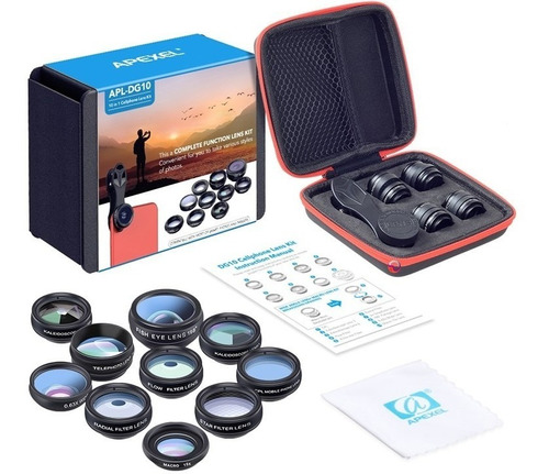 Kit Lentes Camara iPhone Android Accesorios Premium