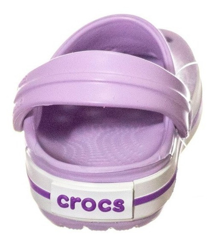 Imagen 4 de 8 de Sandalia Crocs Niñas Crocband Kids Lavender Art C10998-c5p8