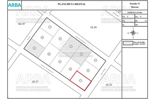 Imagen 3 de 4 de Terreno Fracción En Venta O Permuta - Colectora Acceso Oeste - Francisco Álvarez - Moreno