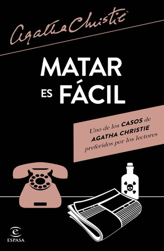 Matar es fácil, de Agatha Christie., vol. 1. Editorial Booket, tapa blanda, edición 1 en español, 2022