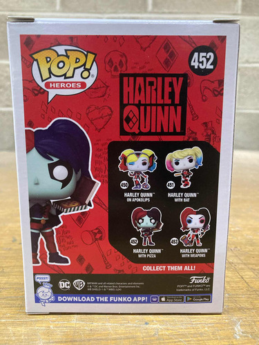 Harley Quinn Con Pizza 452 Dc Heroes Funko Pop Original