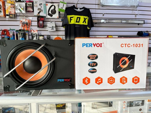 Subwoofer Activo Para Coche Pervoi De 10 Y 12 V Ctc-1031
