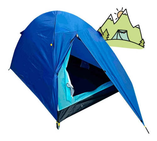 Carpa 4 Personas Coral Pro C/ Cubretecho Mosquitero Broksol