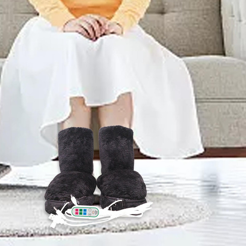 Zapatos Térmicos Suaves Felpa Lavable Cómodo Cálido Bota