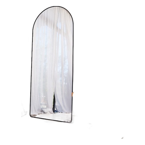 Espejo Medio Arco Curvo Grande Con Marco Pvc 150x60cm
