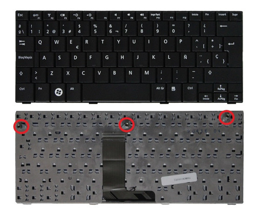 Teclado Dell Inspiron Mini 10 0g056901376 Negro Español