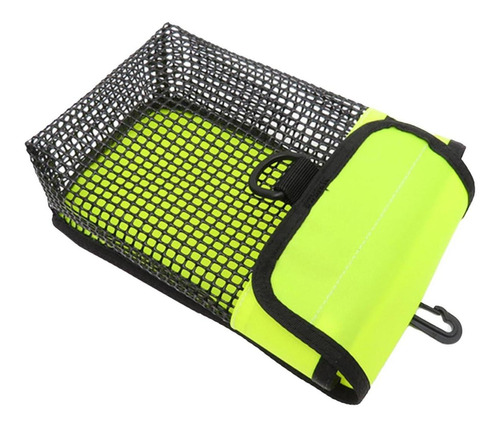 Bolsa De Soporte De Malla Grande Amarillo Fluorescente