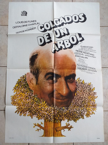 Antiguo Afiche Cine - Colgados De Un Árbol *