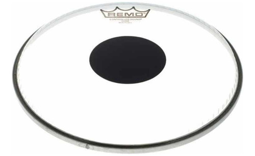 Pele Tom 10 Remo Controlled Sound Clear Black Dot Cs-0310-10