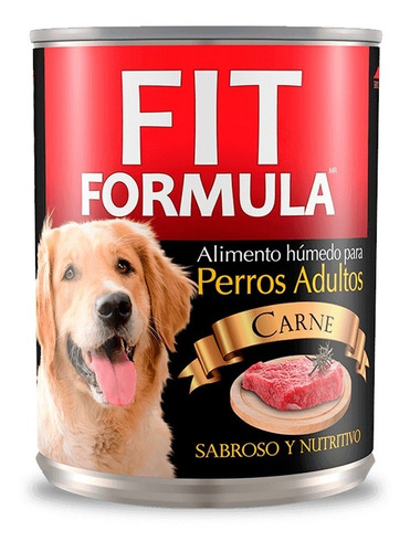 Alimento Humedo Fit Formula Perro Todaraza Lata 280gm Tm 