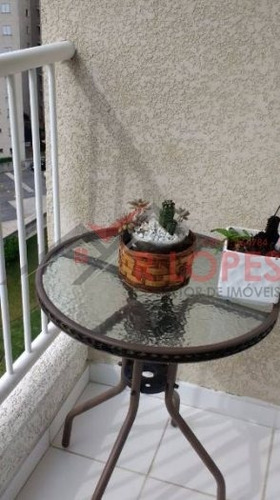 Imagem 5 de 23 de Ótimo Apartamento Em Condomínio Fechado Para Venda No Bairro Fazenda Aricanduva, 2 Dorm, 1 Vagas, 50 M - 1060