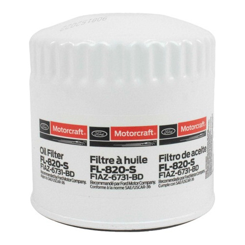 Filtro Aceite Fl-820s Fusion Triton F150 F250 F350. Explorer