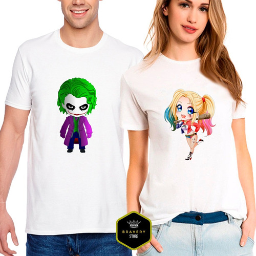 Remeras Parejas Harley Quinn Y El Joker - Novios | MercadoLibre