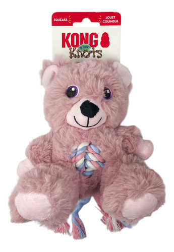 Brinquedo Pelúcia Com Apito Kong Knots Teddy Para Cachorro