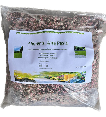 Alimento Para Pasto Abono Fertilizante Nutrientes 5kg