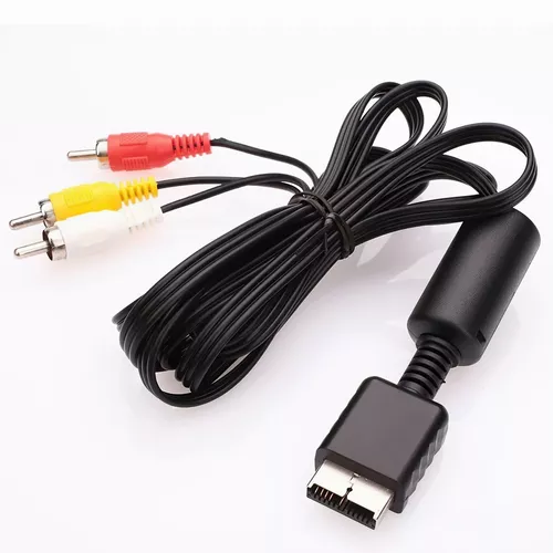 Cable RCA de audio y video - Consola de juegos Compuesto Accesorios  Conexión Cable AV para PS1 PS2 PS3, 6 pies
