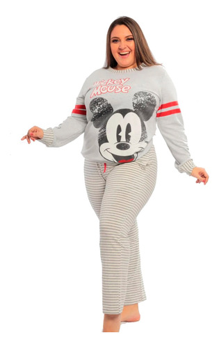 Pijama Mujer Disney Mickey Mouse Sudadera Pantalon 9435