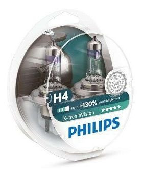 Lâmpada Philips Xre 300 Xtreme Vision Farol H4 60/55w (par)