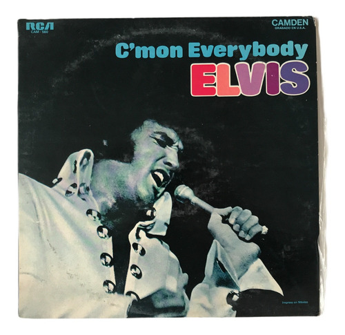 Elvis Presley C´mon Everybody Disco Lp Vinilo Album Rca Camd