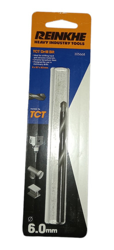 Mecha De Widia Tct Carburo De Tungsteno 6.0mm (aleman)