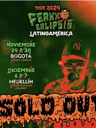 Boleta Para Feid Ferxxo En Medellín 7 De Diciembre 