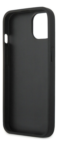 Funda Tipo Case Negro Dibujo Karl Saffiano Para Smartphone