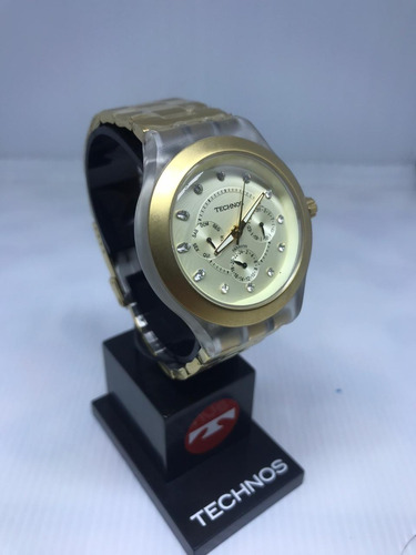 Relógio Technos Feminino Dourado 6p29bh/4x Estilo Swatch