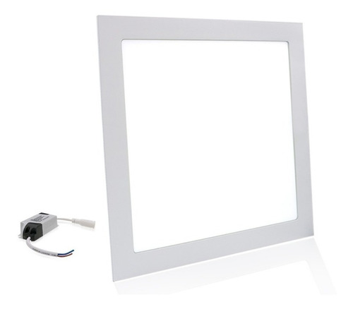 Painel Plafon Led 18w Quadrado Embutir Branco Quente Cor Amarelo 3000K 110V/220V