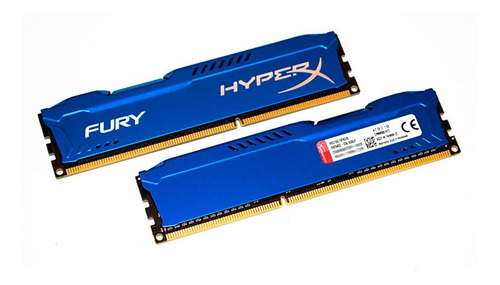 Memoria Kingston Hyperx Fury Blue, 8gb, Ddr3, 1866 Mhz, Cl10