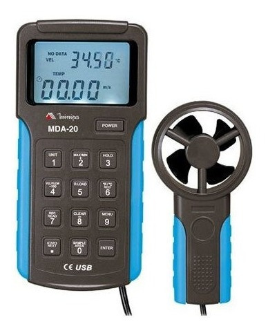 Anemômetro Digital Minipa Mda-20