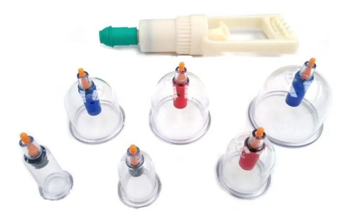 Kit De 6 Ventosas Para Relajación Y Adelgazamiento