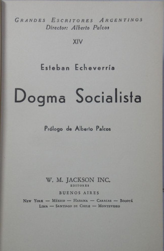 Dogma Socialista Esteban Echeverría