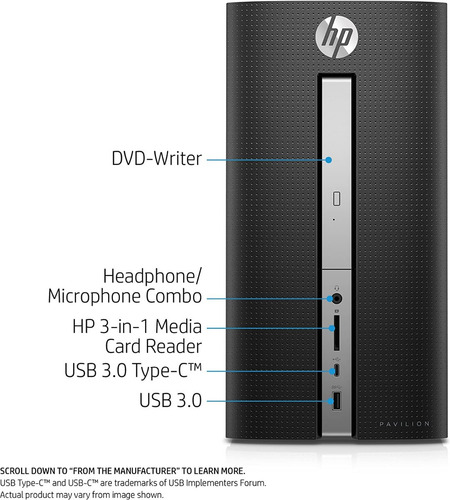 Imagen 3 de 8 de Computadora Cpu Hp Core I5 7ma Gen 16gb Ssd 256gb Amd R9 360