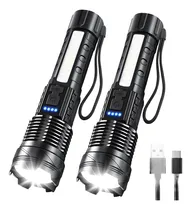 Comprar 2 Linternas Táctica 990000 Lúmenes 7 Modos + Cob Impermeable