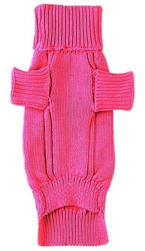 Imagem 5 de 9 de Roupa Suéter Tricô C/ Trança G 100% Algodão Cachorro