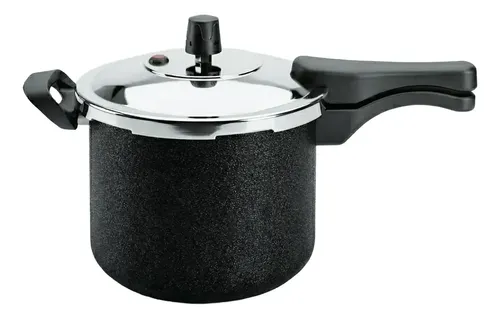 Panela De Pressão Triunfo 4,5 L Fechamento Externo Cor Preto Craqueado